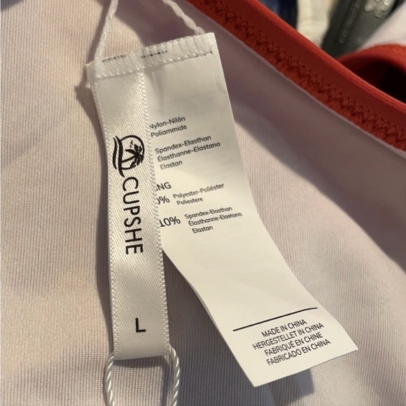 NWT Cupshe Burnt Orange O-Ring Bikini - Picture 7 of 12